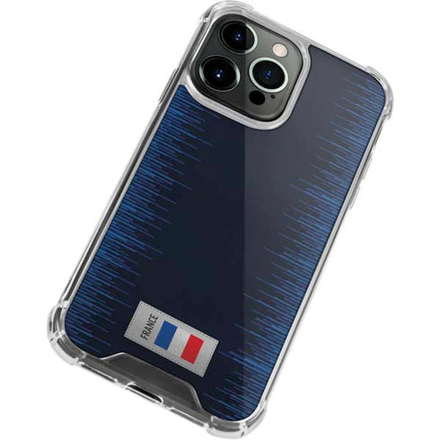 France Soccer Flag iPhone 13 Pro Clear Case